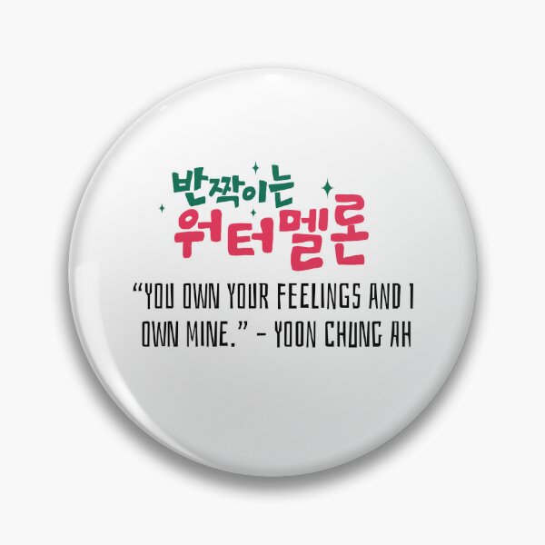 Item preview, Twinkling Watermelon Korean Drama Quote designed and sold by ArtRaftPro.