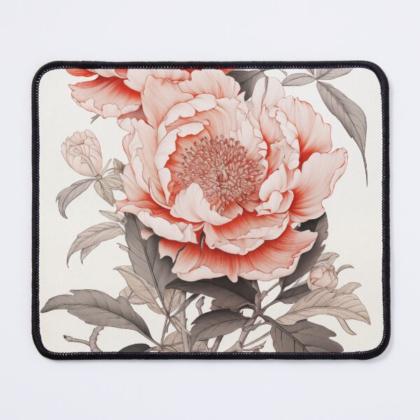 Item preview, Japanese Peony illustration designed and sold by ColdCathode.