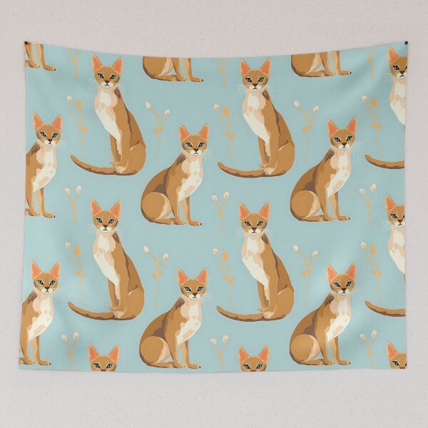 Item preview, Cats 1 Abyssinian 1 designed and sold by DigitalPatternx.