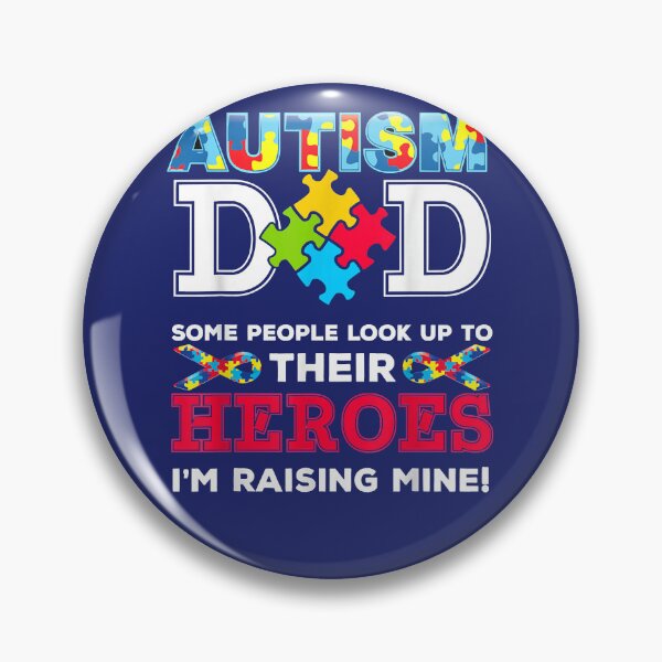 Item preview, Autism Dad some people look up to their my son designed and sold by caloudiaminart.