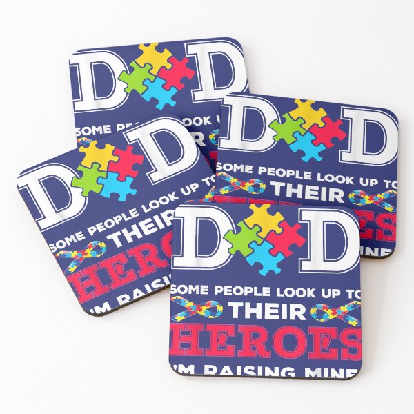 Item preview, Autism Dad some people look up to their my son designed and sold by caloudiaminart.