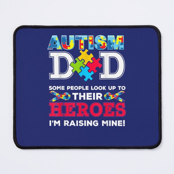 Item preview, Autism Dad some people look up to their my son designed and sold by caloudiaminart.