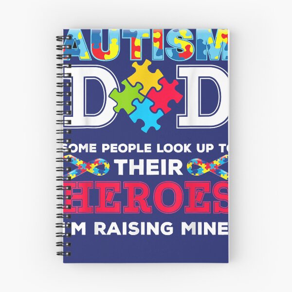 Item preview, Autism Dad some people look up to their my son designed and sold by caloudiaminart.