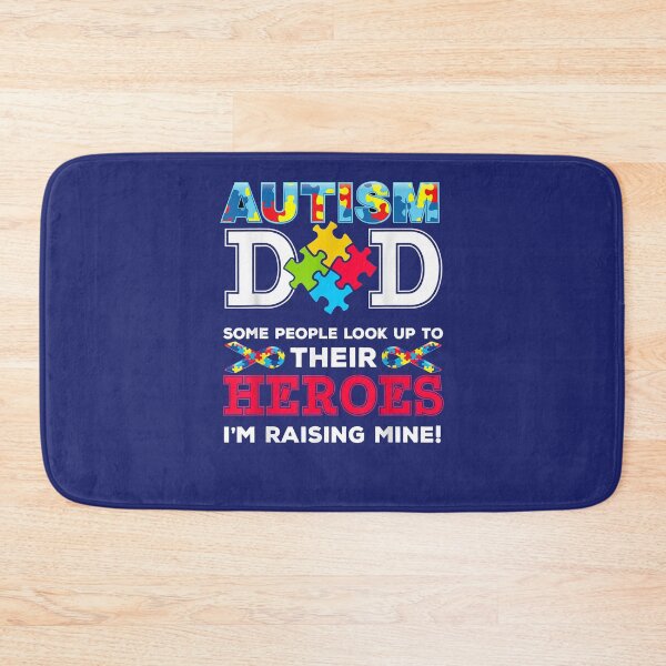 Item preview, Autism Dad some people look up to their my son designed and sold by caloudiaminart.