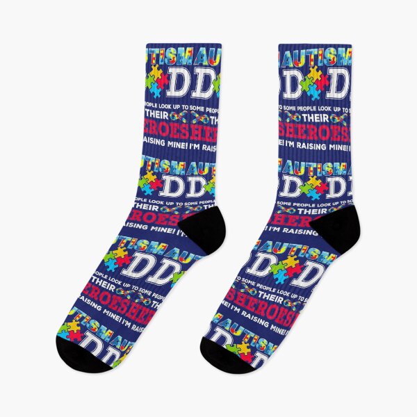 Item preview, Autism Dad some people look up to their my son designed and sold by caloudiaminart.