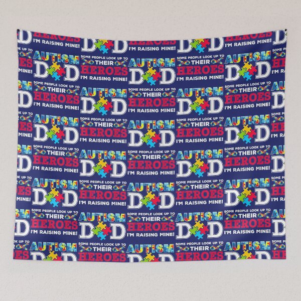 Item preview, Autism Dad some people look up to their my son designed and sold by caloudiaminart.