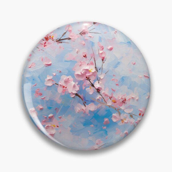 Item preview, Whimsical Cherry Blossom Dances - Impressionist Floral Pattern designed and sold by HAL2501.