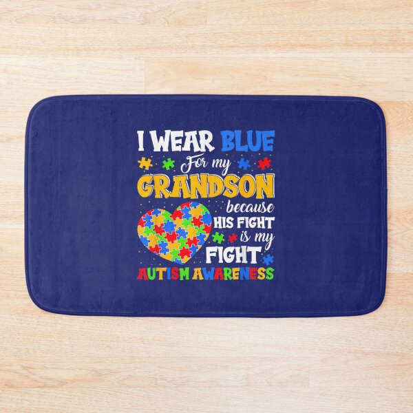 Item preview, Autism Grandma Grandpa I Wear Blue designed and sold by caloudiaminart.