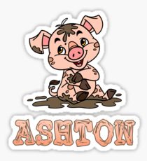 Ashton Piggy Sticker