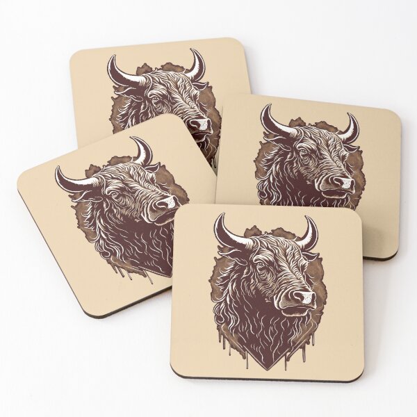 Item preview, Bull Portrait designed and sold by TMBTM.