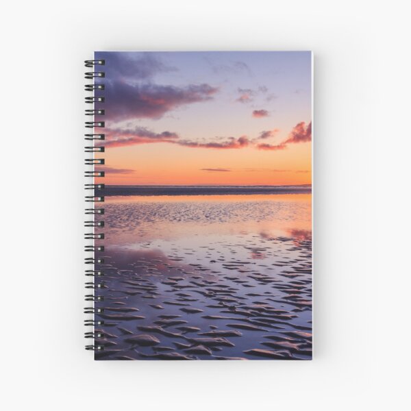 Murvagh Beach Sunset Spiral Notebook