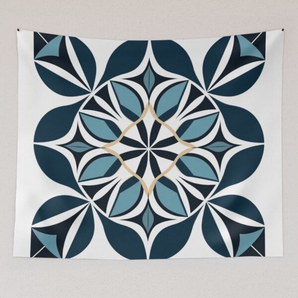 Item preview, Blue & Gold Elegance designed and sold by PurpleMoss.