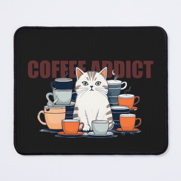Item preview, coffee addict designed and sold by Catophile.