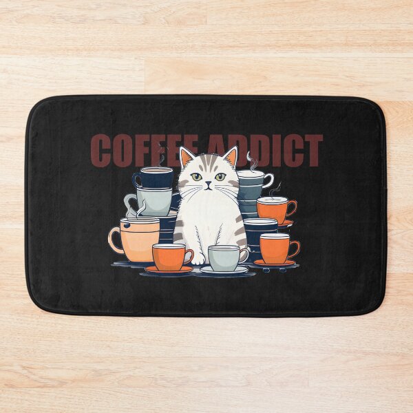 Item preview, coffee addict designed and sold by Catophile.
