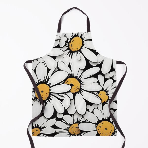 Item preview, Monochrome Daisy Contrast designed and sold by inkArtistryfine.