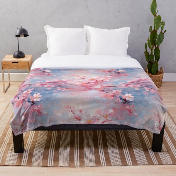 Artikelvorschau, Wunderliche Kirschblütentänze 3 - Impressionistisches Blumenmuster entworfen und verkauft von HAL2501.
