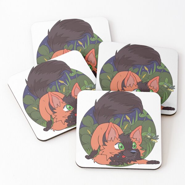 Item preview, Cute Chibi Fox - Playing with a Firefly designed and sold by COSTFEIT.