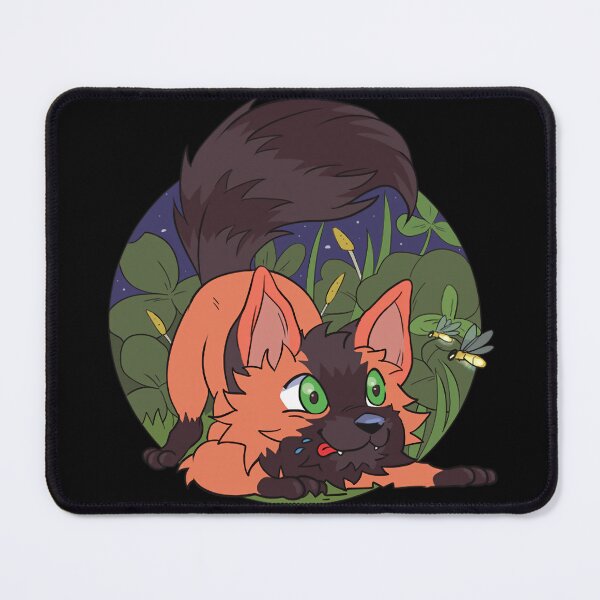 Item preview, Cute Chibi Fox - Playing with a Firefly designed and sold by COSTFEIT.