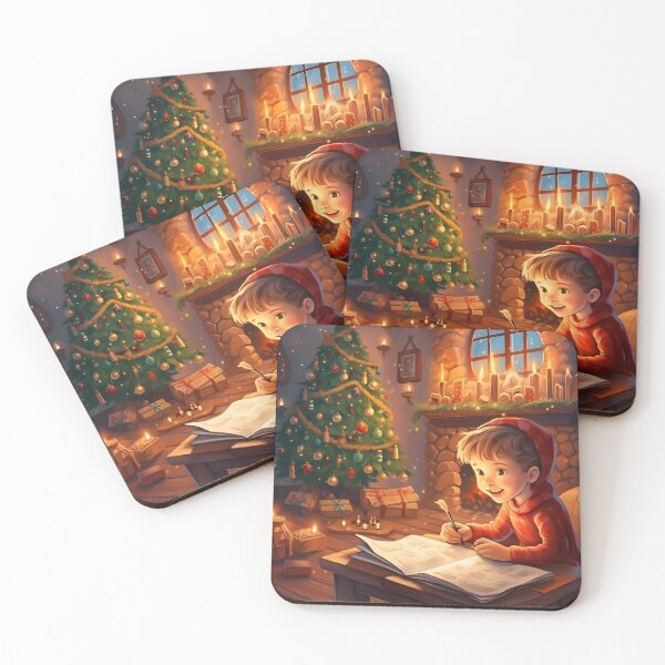 Item preview, Yuletide Wishes Cozy Christmas Eve designed and sold by inkArtistryfine.