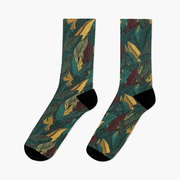 Item preview, Tropical leaves seamless pattern designed and sold by MiraCleAI.