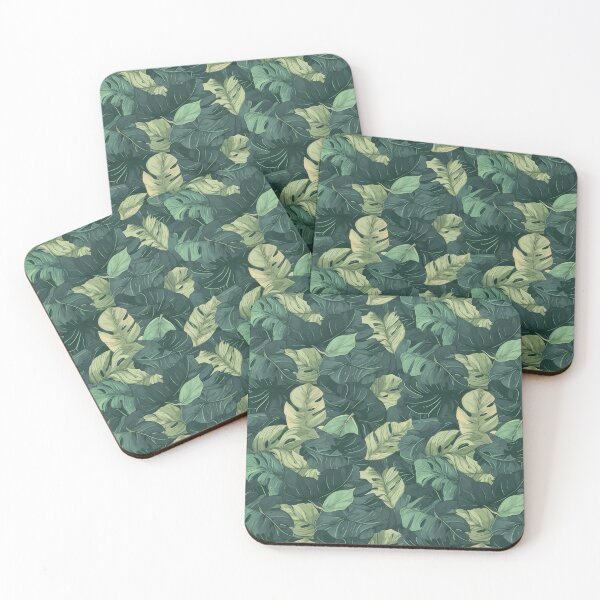 Item preview, Tropical leaves seamless pattern designed and sold by MiraCleAI.