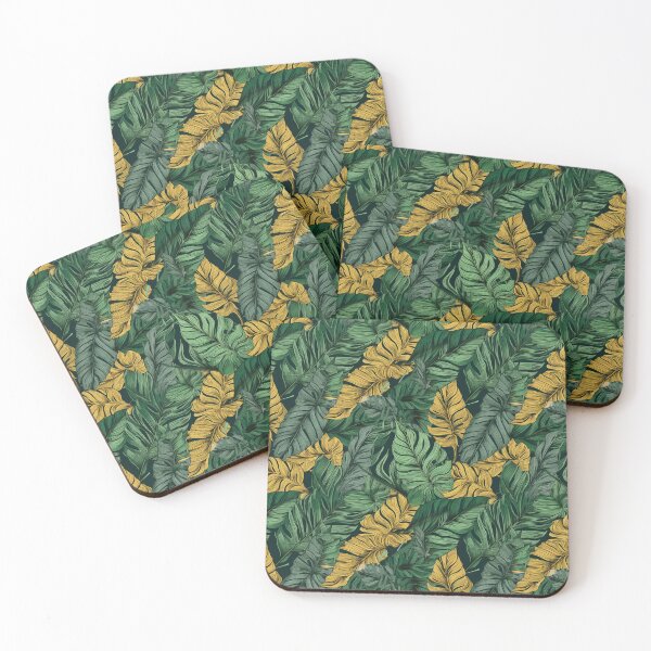 Item preview, Tropical leaves seamless pattern designed and sold by MiraCleAI.