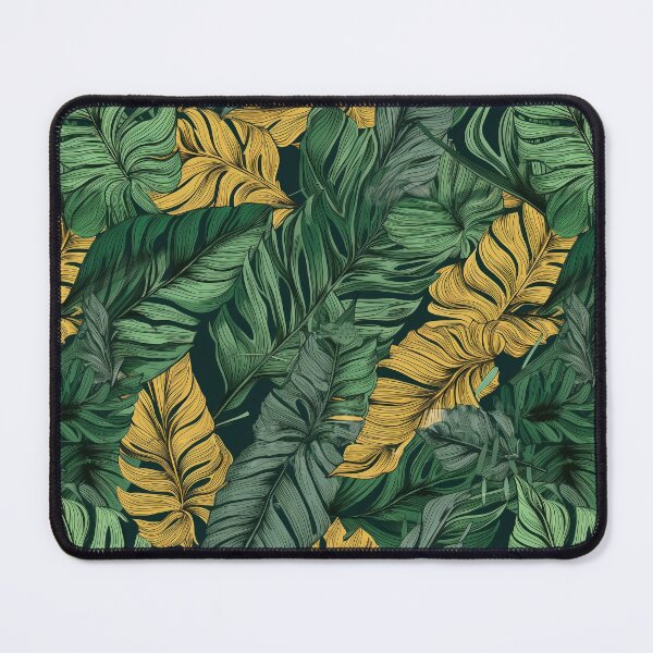 Item preview, Tropical leaves seamless pattern designed and sold by MiraCleAI.