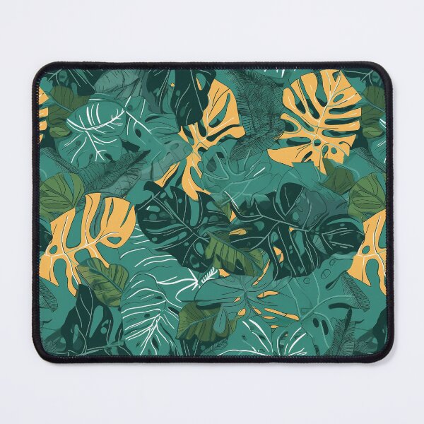 Item preview, Tropical leaves seamless pattern designed and sold by MiraCleAI.