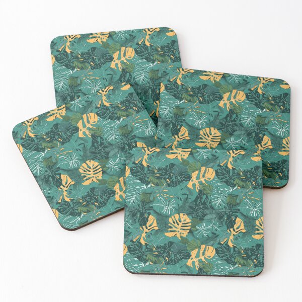 Item preview, Tropical leaves seamless pattern designed and sold by MiraCleAI.