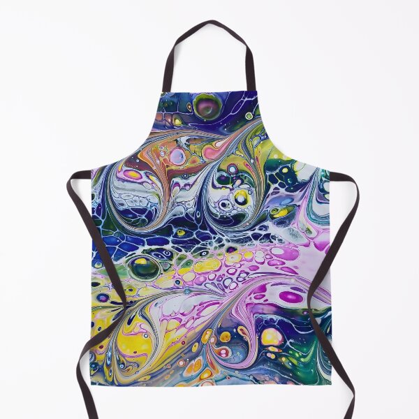 Item preview, Fluid Fusion Fiesta: Trendy Abstract Acrylic Swirly Cells designed and sold by AussieMuma.