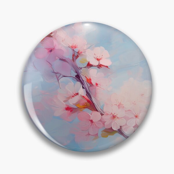 Item preview, Gentle Cherry Blossom Sway 2 - Patrón floral impresionista designed and sold by HAL2501.