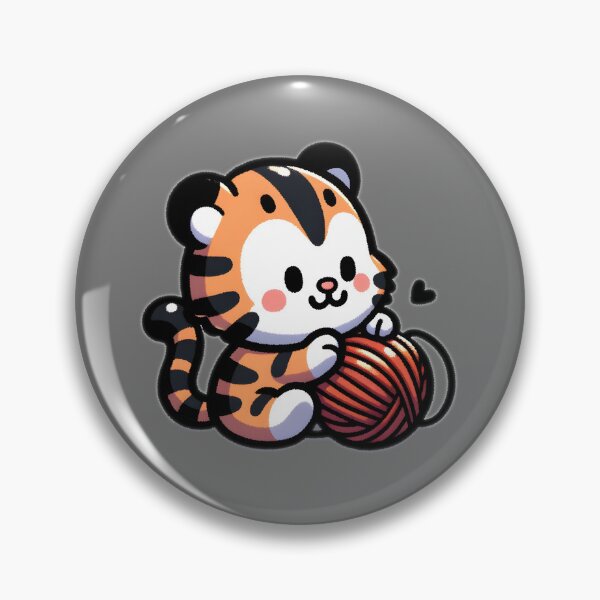 Item preview, tiger playing with a ball, tiger cute 3d , cute cartoon tiger, tiger sticker, tiger baby, animal stickers designed and sold by Netroder.