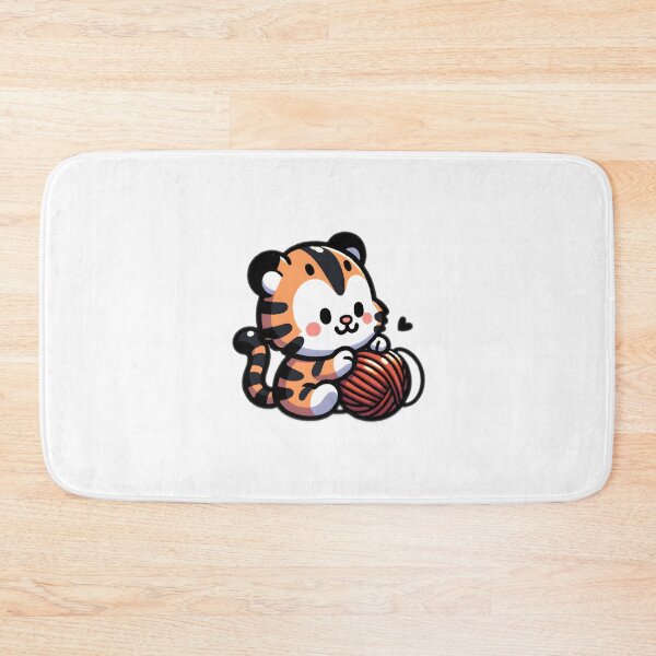Item preview, tiger playing with a ball, tiger cute 3d , cute cartoon tiger, tiger sticker, tiger baby, animal stickers designed and sold by Netroder.