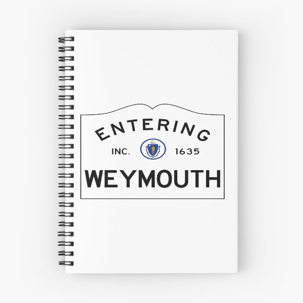 Item preview, Entering Weymouth Road Sign - Weymouth, Massachusetts designed and sold by SouthShorePics.