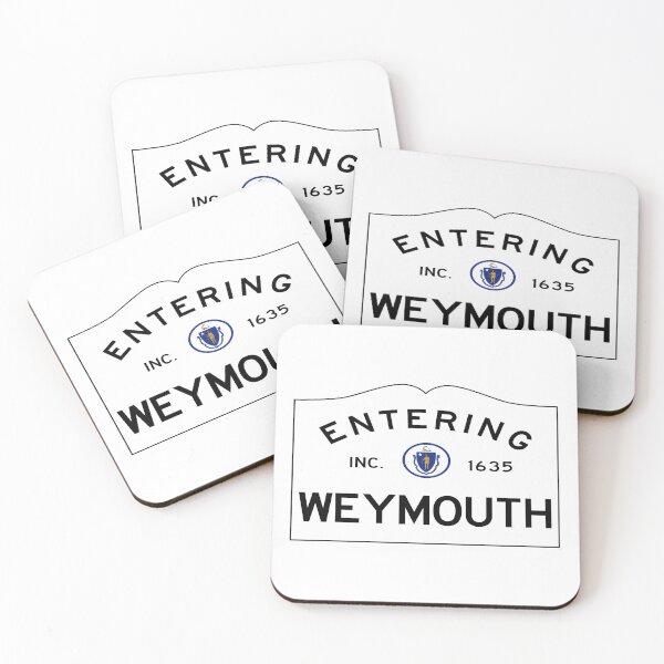 Item preview, Entering Weymouth Road Sign - Weymouth, Massachusetts designed and sold by SouthShorePics.