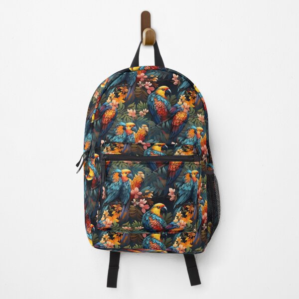 Item preview, Floral parrots pattern  designed and sold by HofTao.