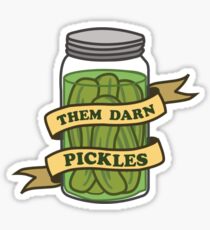 Them darn pickles Sticker