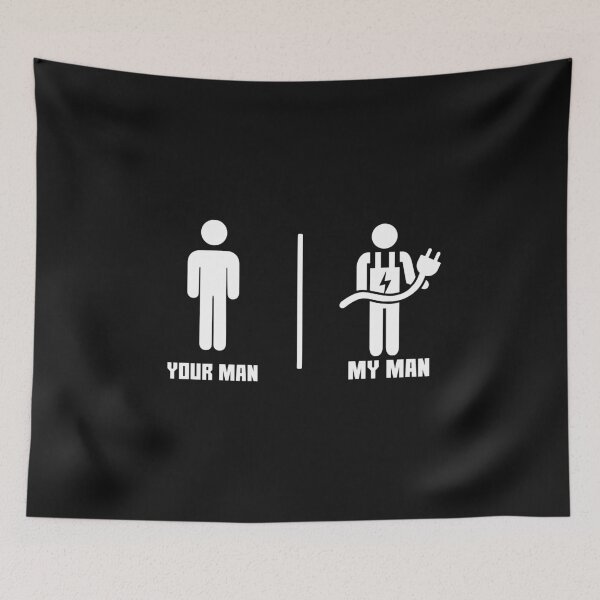 Item preview, Your Man My Electrician Man / Electrician /  designed and sold by Tee Hub.