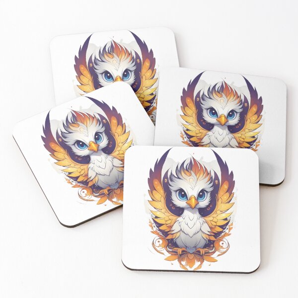 Item preview, "Phoenix Nestling: Adorable Cartoon Baby Phoenix" designed and sold by ArtistKunal123.