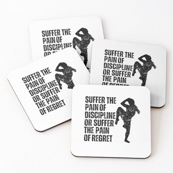 Item preview, Suffer the pain of Discipline or suffer the Pain of regret designed and sold by Niks-Shop.