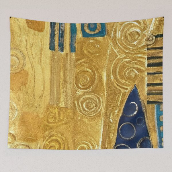 Item preview, Gustav Klimt Gold Abstract Pattern designed and sold by maniacfitness.