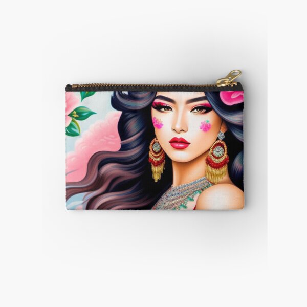 Item preview, Mexican girl fashion art print  designed and sold by Roxburylane.