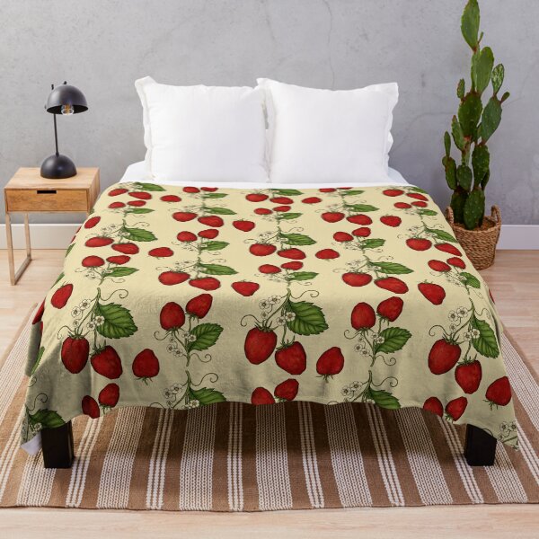 Item preview, Red Strawberry Seamlss Pattern for Summer designed and sold by rnmarts.