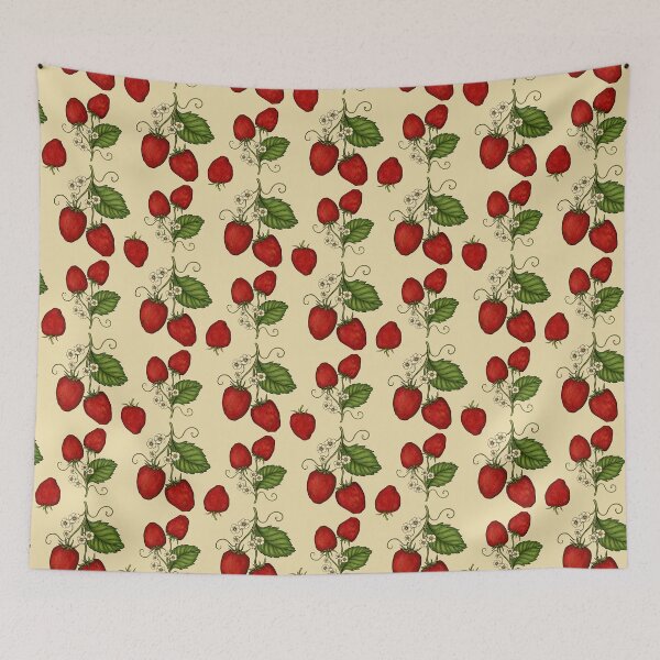 Item preview, Red Strawberry Seamlss Pattern for Summer designed and sold by rnmarts.