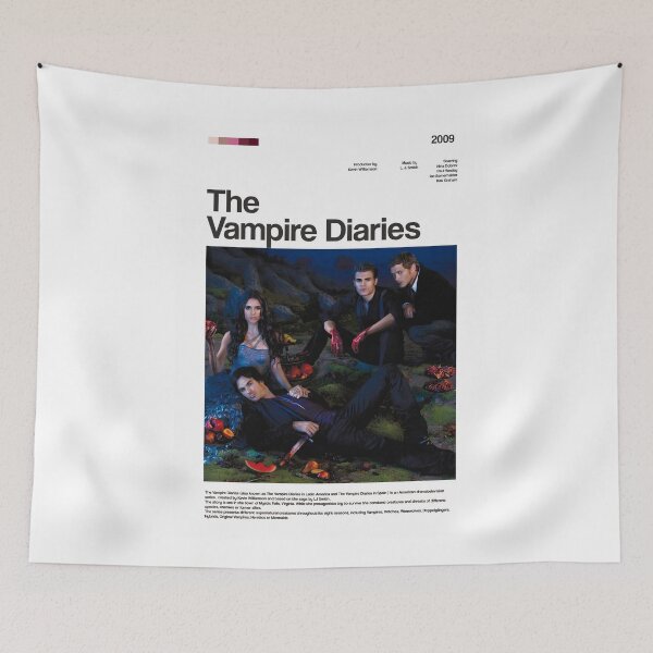 Item preview,   the vampires diaries series poster designed and sold by paulrommer.