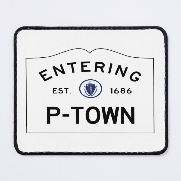 Item preview, Entering P-Town Road Sign - Provincetown, Massachusetts designed and sold by SouthShorePics.