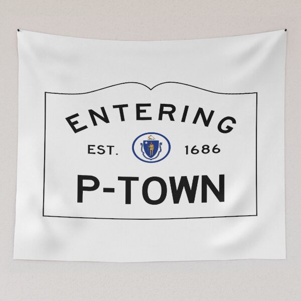 Item preview, Entering P-Town Road Sign - Provincetown, Massachusetts designed and sold by SouthShorePics.