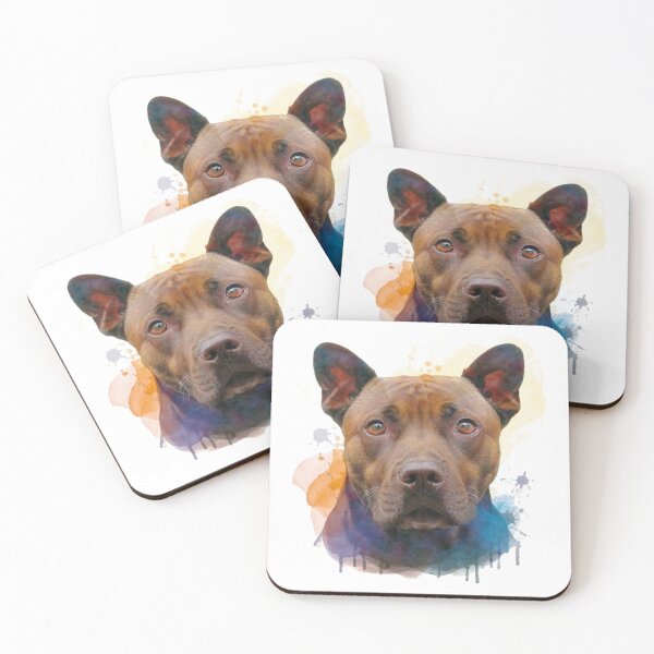 Item preview, Pit Bull Passion: Loyalty in Every Gaze designed and sold by FreshArtFusion.