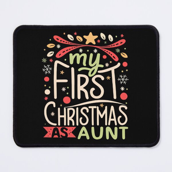 Item preview, My First Christmas As Aunt designed and sold by Itsheartshop.