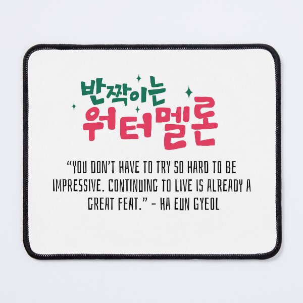 Item preview, Twinkling Watermelon Korean Drama Quote designed and sold by ArtRaftPro.
